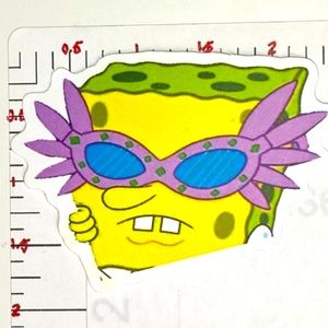 10/$10 Build Your Own Sticker Bundle: Spongebob Squarepants in Glasses